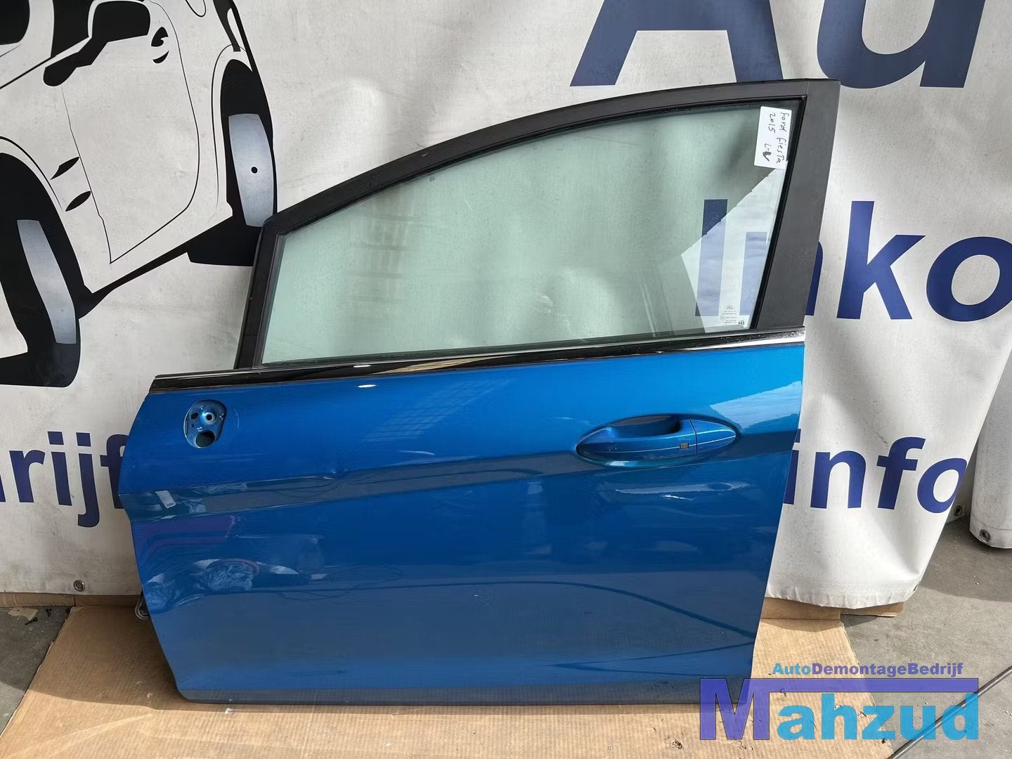 FORD FIESTA 7 Blauw 8CPC Links voor deur portier 2008-2017, Auto-onderdelen, Carrosserie en Plaatwerk, Gebruikt, Deur, Info@ford.com