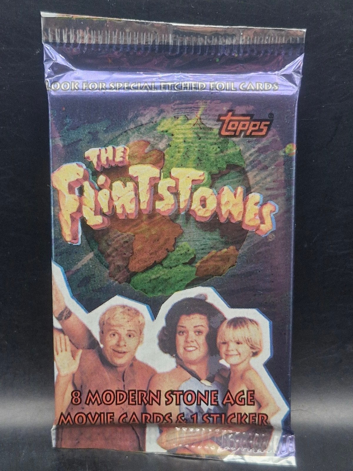 Flintstones 1993 topps 8 cards pack Vintage, Verzenden, Zo goed als nieuw, Losse kaart
