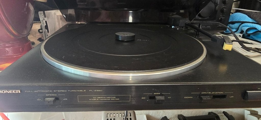 PIONEER PL-Z560 PLATENSPELER FULL AUTOMATIC MIST STEKKER, Audio, Tv en Foto, Platenspelers, Ophalen, Gebruikt, Platenspeler, Pioneer