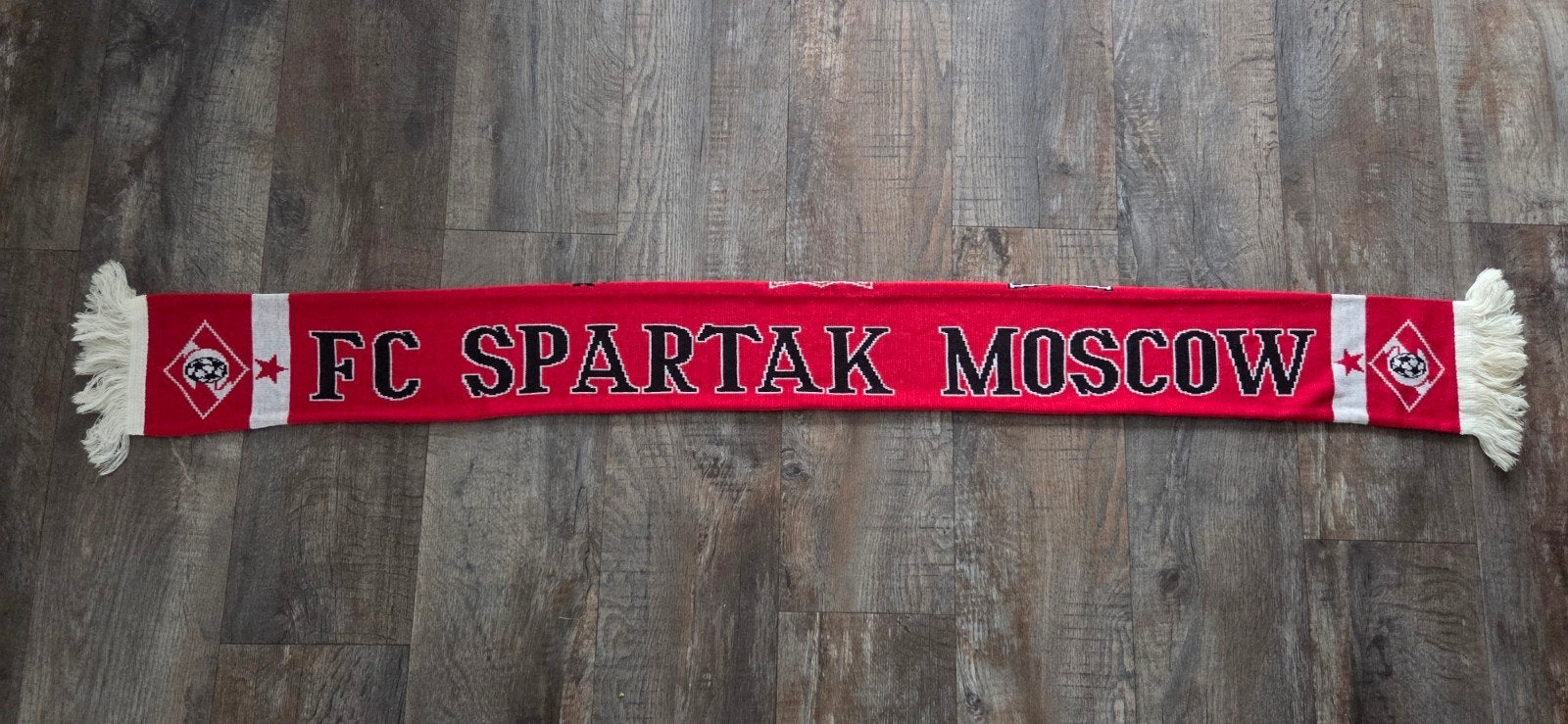 Sjaal Spartak Moskou, Ophalen of Verzenden, Zo goed als nieuw, Buitenlandse clubs, Vaantje of Sjaal