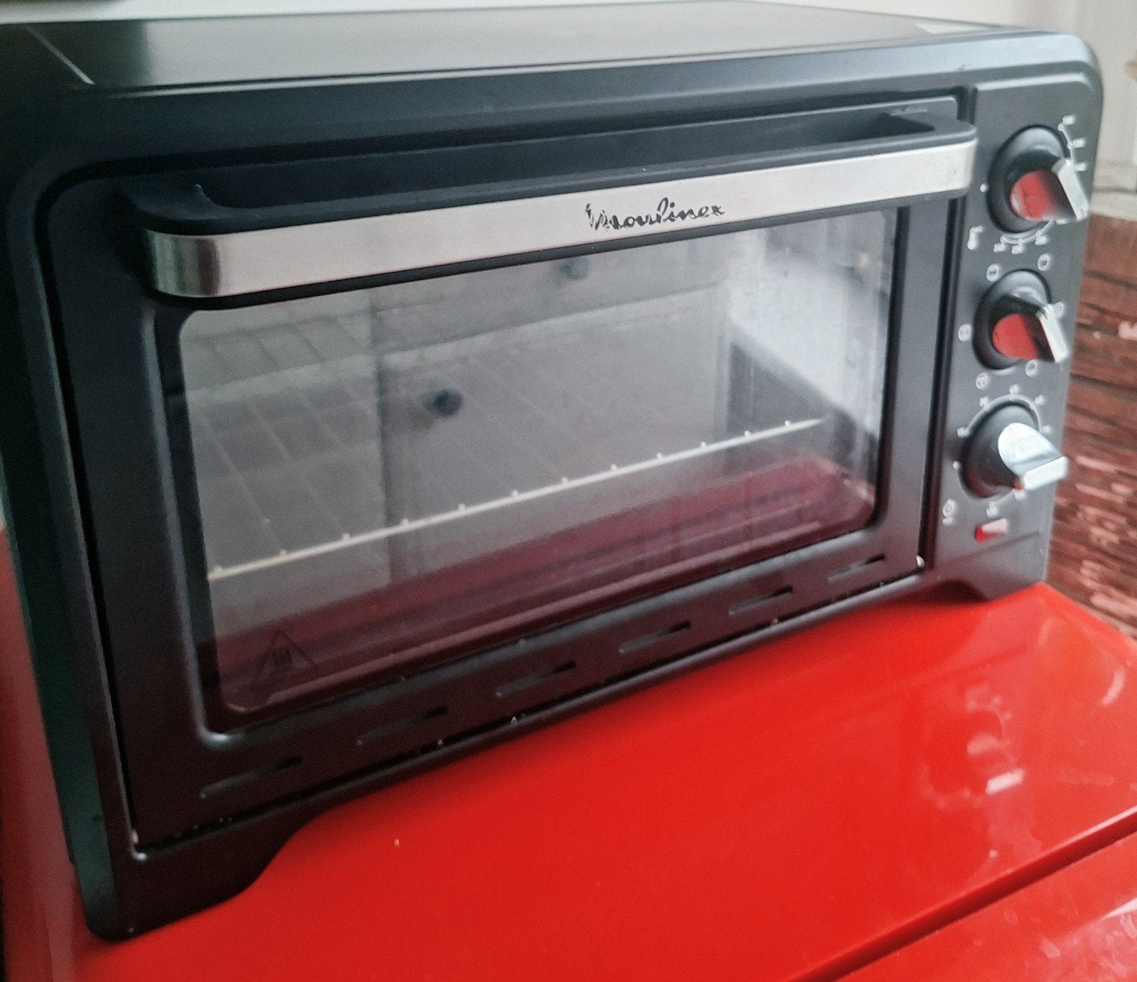 Moulinex compacte grill/oven, Ophalen, Minder dan 45 cm, Hete lucht, Combi-oven