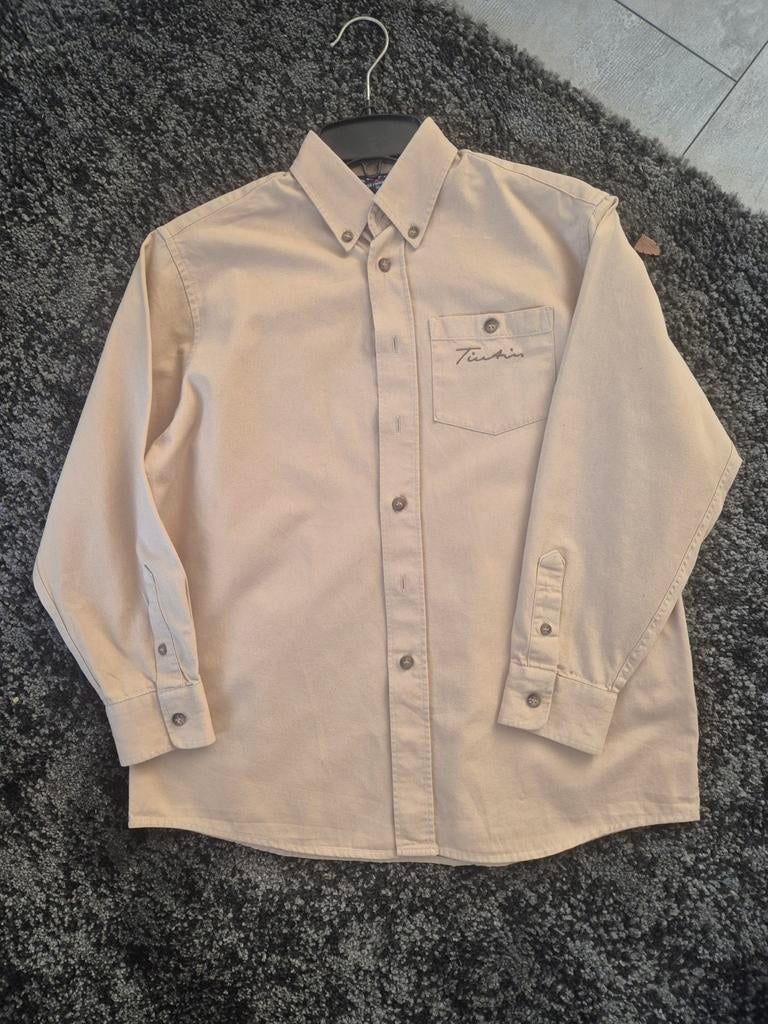 Originele Kuifje kinderblouse maat 10, zeer goede staat, Ophalen of Verzenden, Zo goed als nieuw, Tintin, Jongen of Meisje
