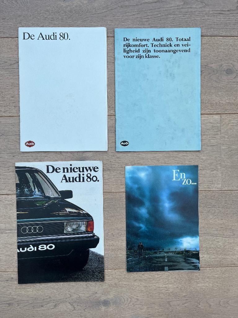 AUDI 80 - AUDI 90 FOLDERS, Ophalen of Verzenden, Gelezen, Audi
