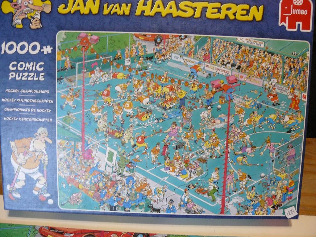 Jan van Haasteren 1000 stukjes Hockey kampioenschappen, Hobby en Vrije tijd, Denksport en Puzzels, Ophalen, 500 t/m 1500 stukjes