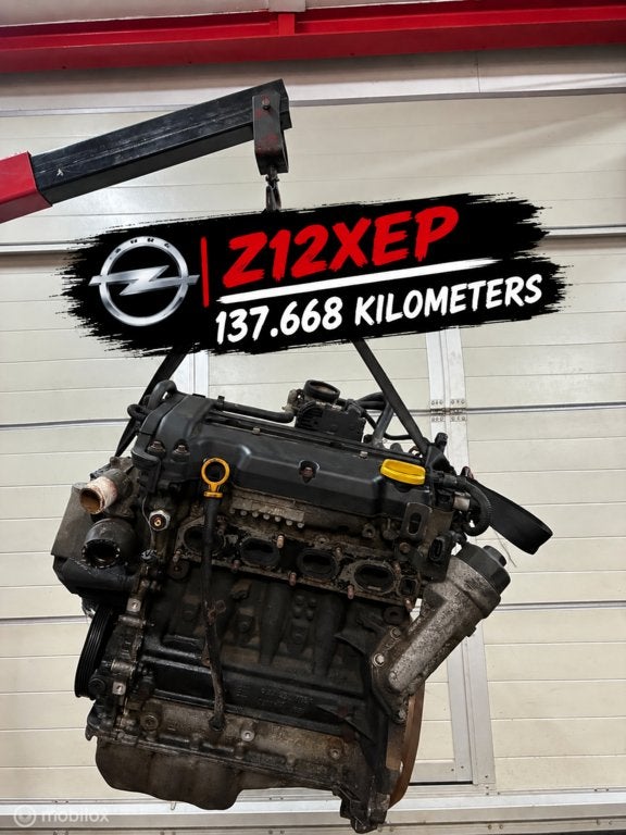 Opel Corsa Agila ('06-'10) 1.2 16V Motorblok Z12XEP 137668KM, Auto-onderdelen, Gebruikt, Opel, Ophalen of Verzenden, Opel