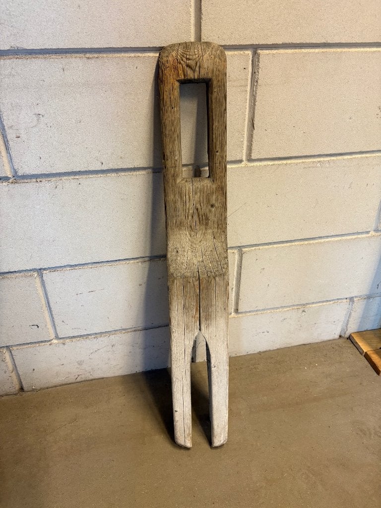 Antiek Houten Wasstamper, Ophalen