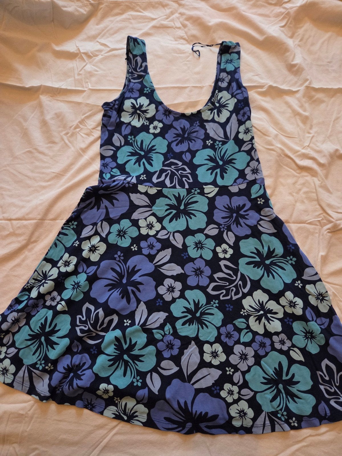 C&A zomerse jurk met bloemenprint, maat M, Kleding | Dames, Maat 38/40 (M), Blauw, Ophalen of Verzenden, Onbekend