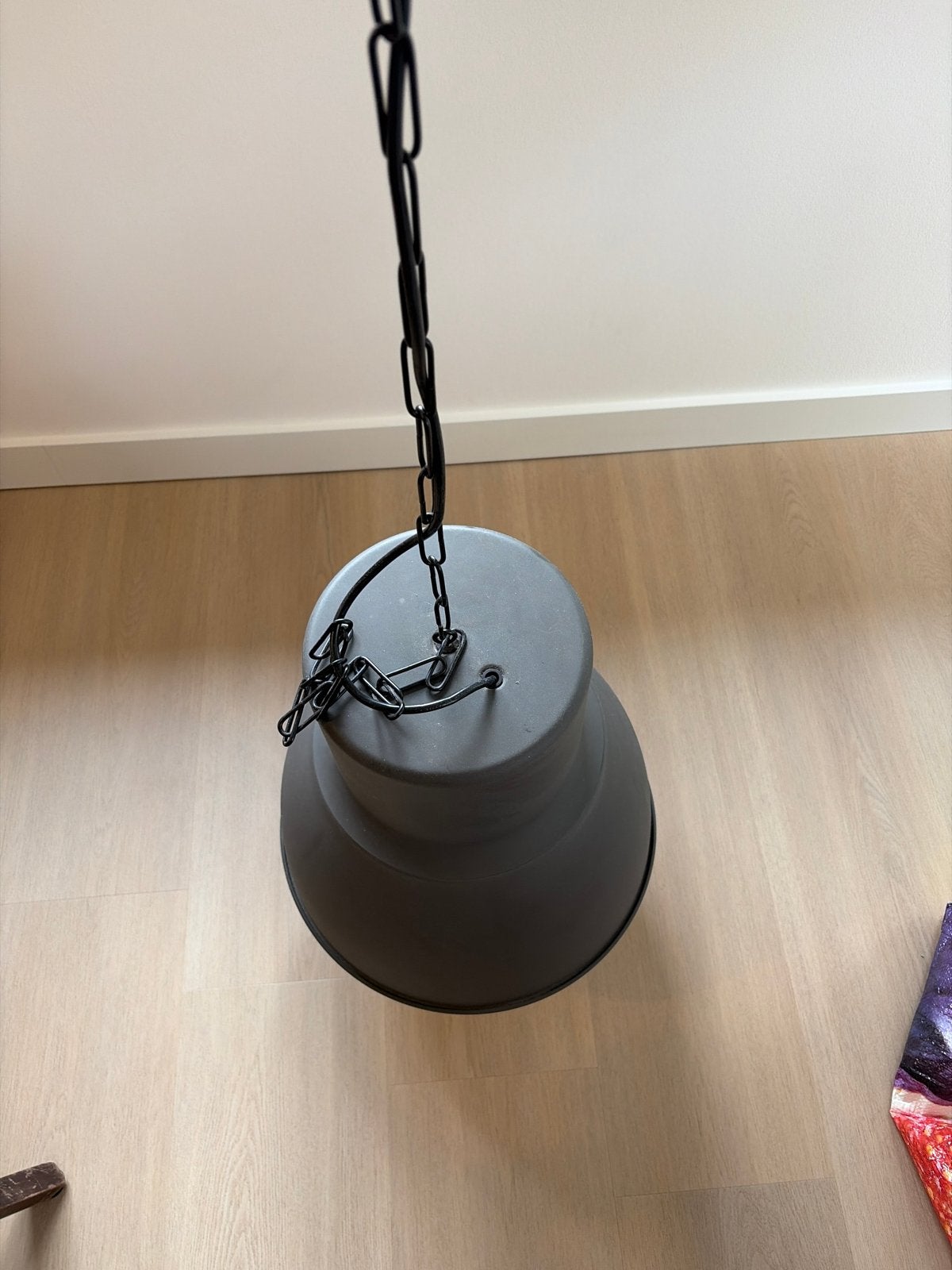 IKEA HEKTAR hanglamp donkergrijs, Ophalen, Gebruikt, Metaal, E27 (groot)