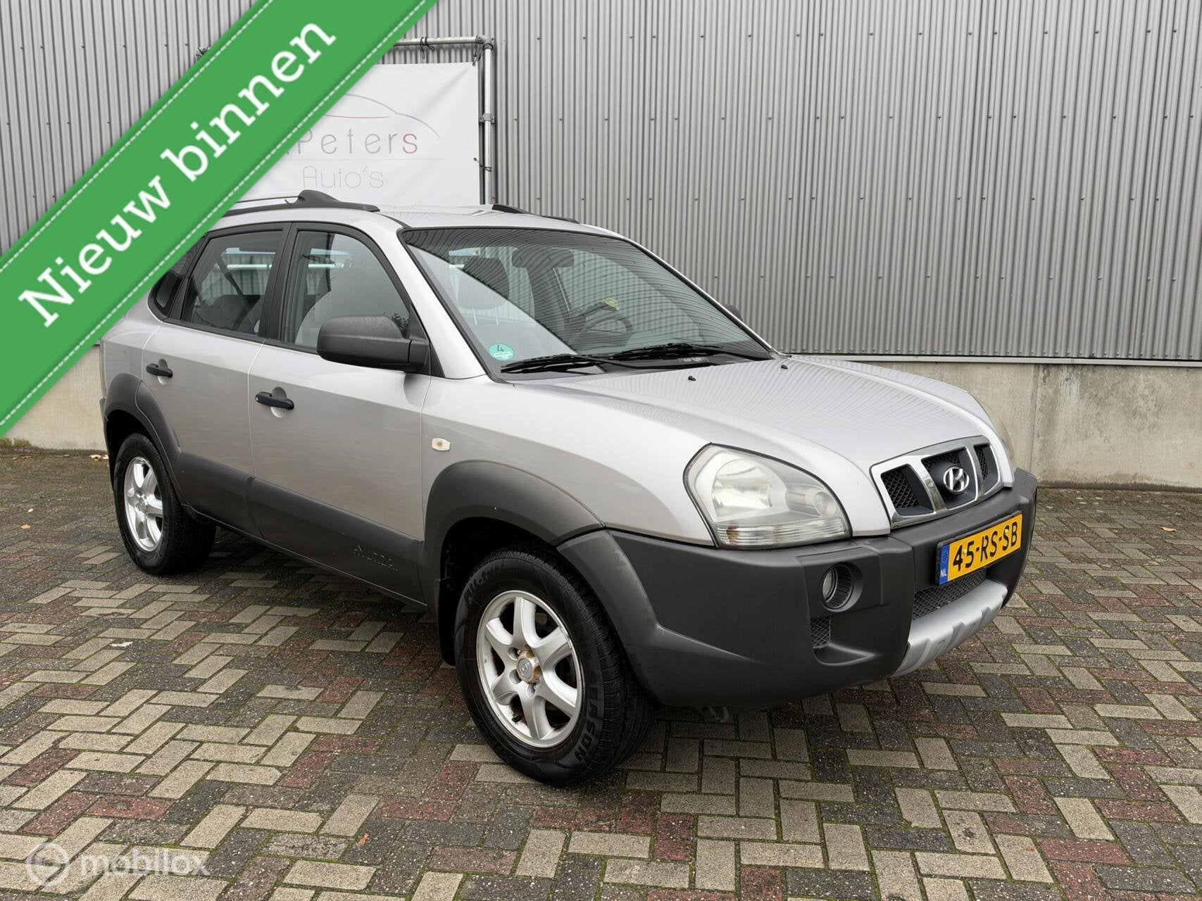 Hyundai Tucson 2.0i Dynamic 2005 / Airco / Trekhaak / Nieuwe, Gebruikt, 4 cilinders, Origineel Nederlands, Handgeschakeld