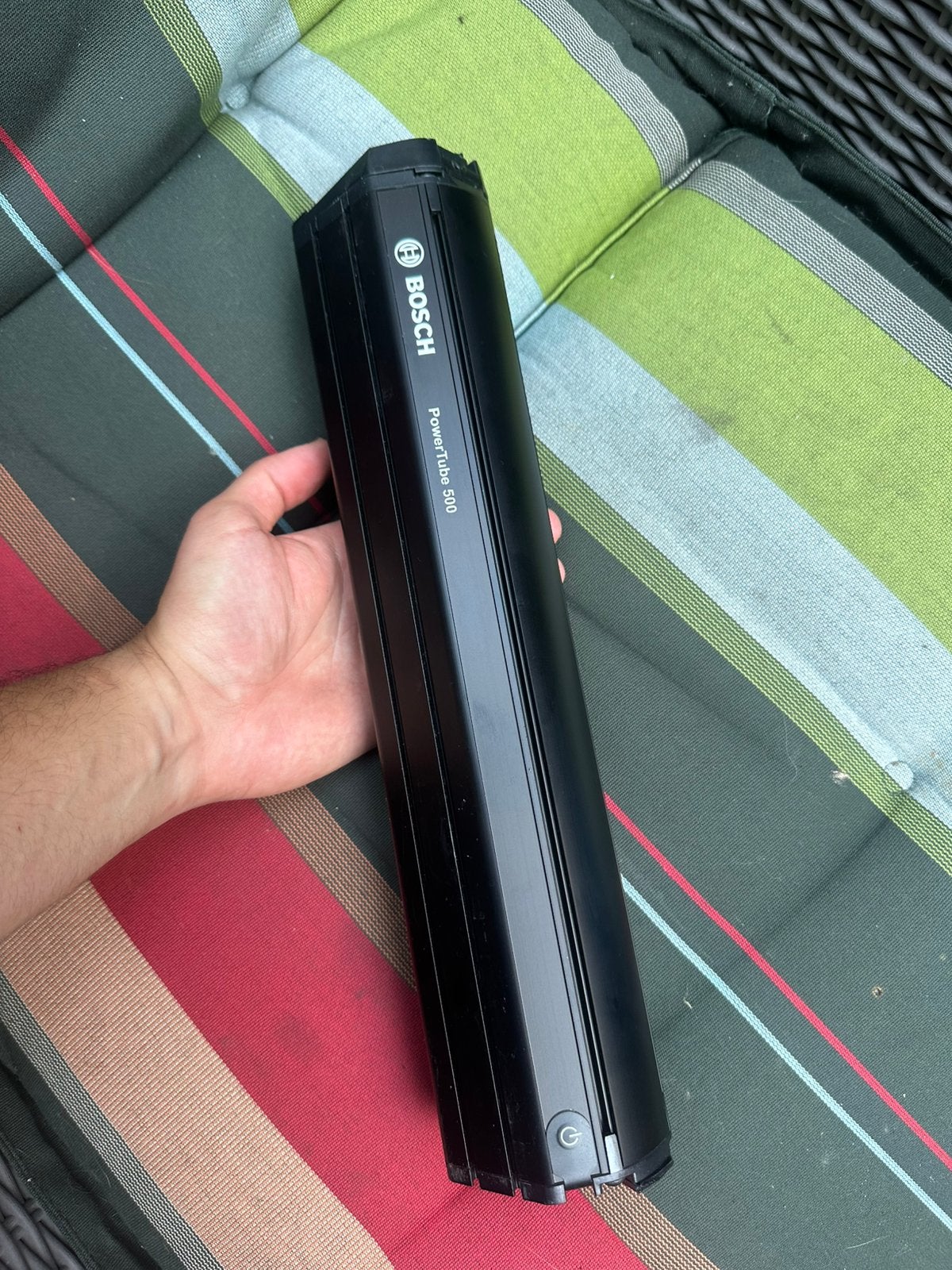 Bosch powertube 500 top staat, Fietsen en Brommers, Fietsaccessoires | Fietsaccu's, Ophalen, Zo goed als nieuw