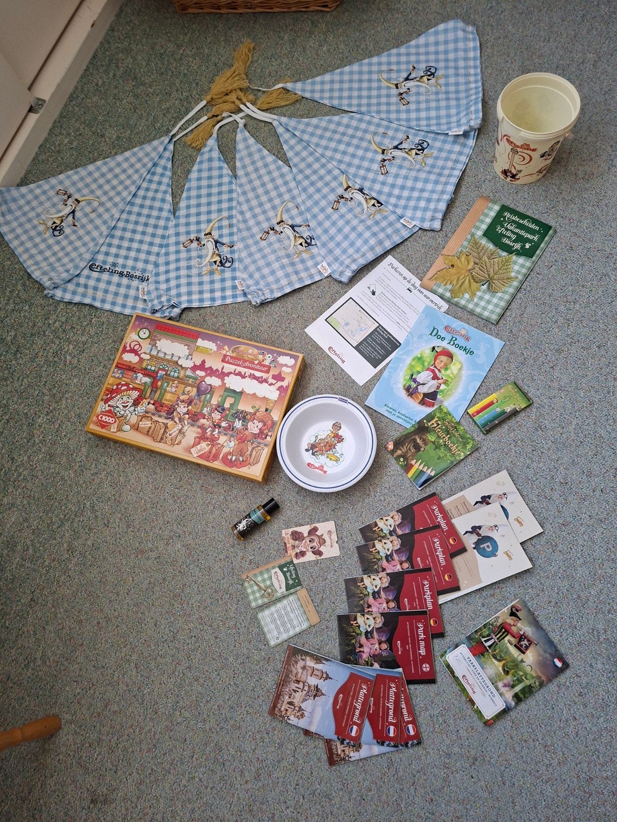 Efteling, slaapmutsen, kinderbord en meer, Ophalen of Verzenden
