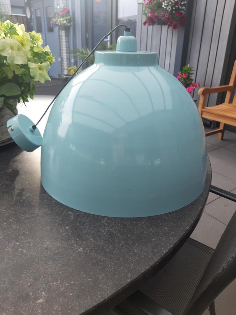 Hanglamp, Huis en Inrichting, Lampen | Lampenkappen, Ophalen, Zo goed als nieuw, Rond, 25 tot 50 cm