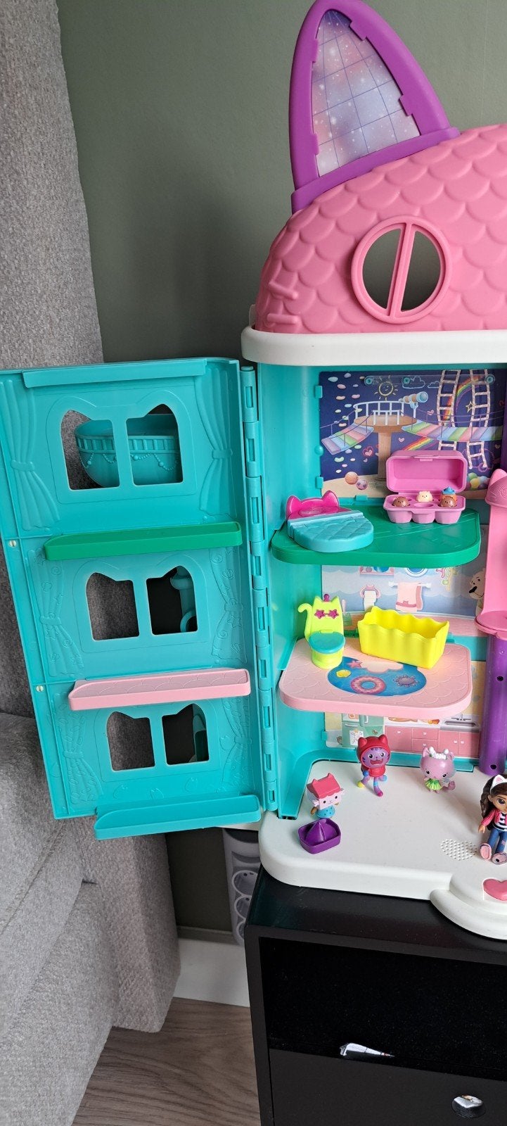 Gabby's Poppenhuis met Gabby en assesoires, Ophalen, Zo goed als nieuw, Meisje
