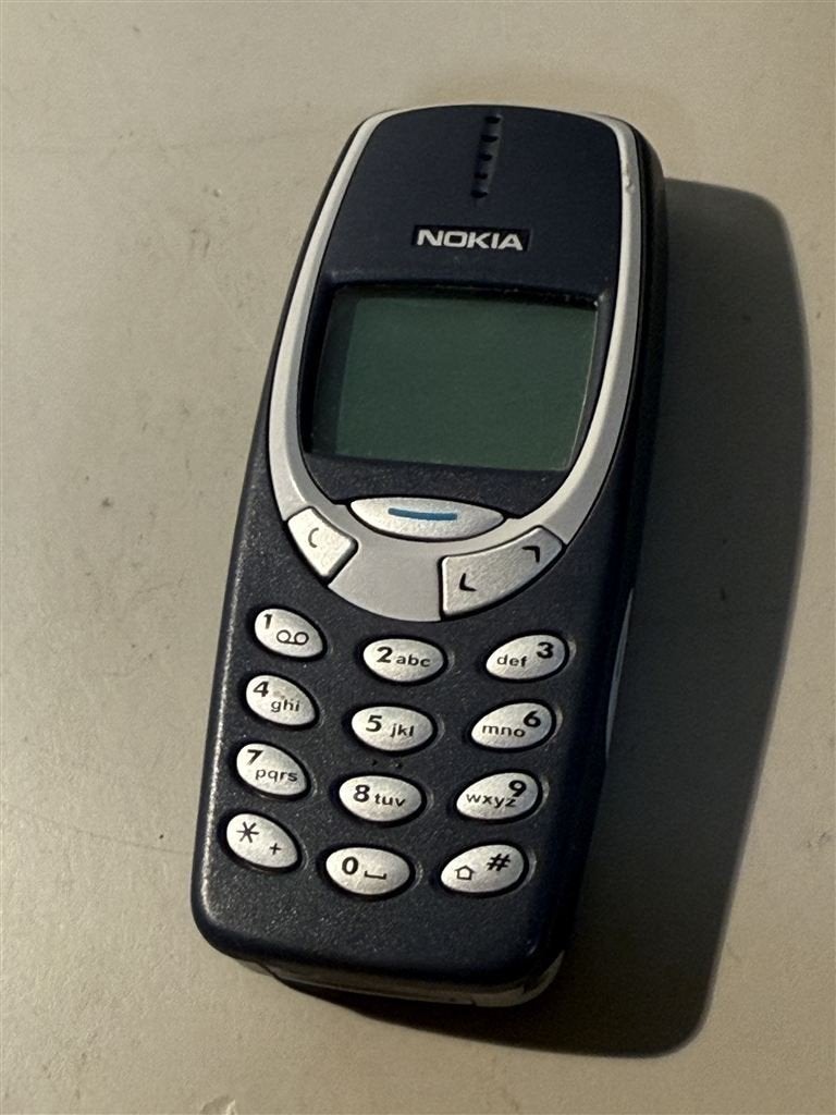 Nokia 3310 Blauw - Simlockvrij - zonder batterij, Telecommunicatie, Blauw, Geen camera, Ophalen of Verzenden, Zo goed als nieuw
