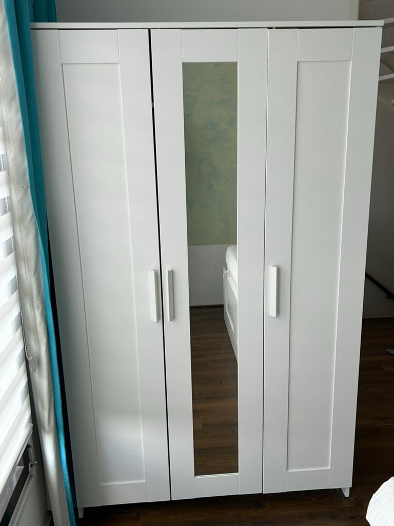 Complete slaapkamer set: bed, kledingkast, boekenkast, Huis en Inrichting, Slaapkamer | Complete slaapkamers, Ophalen of Verzenden