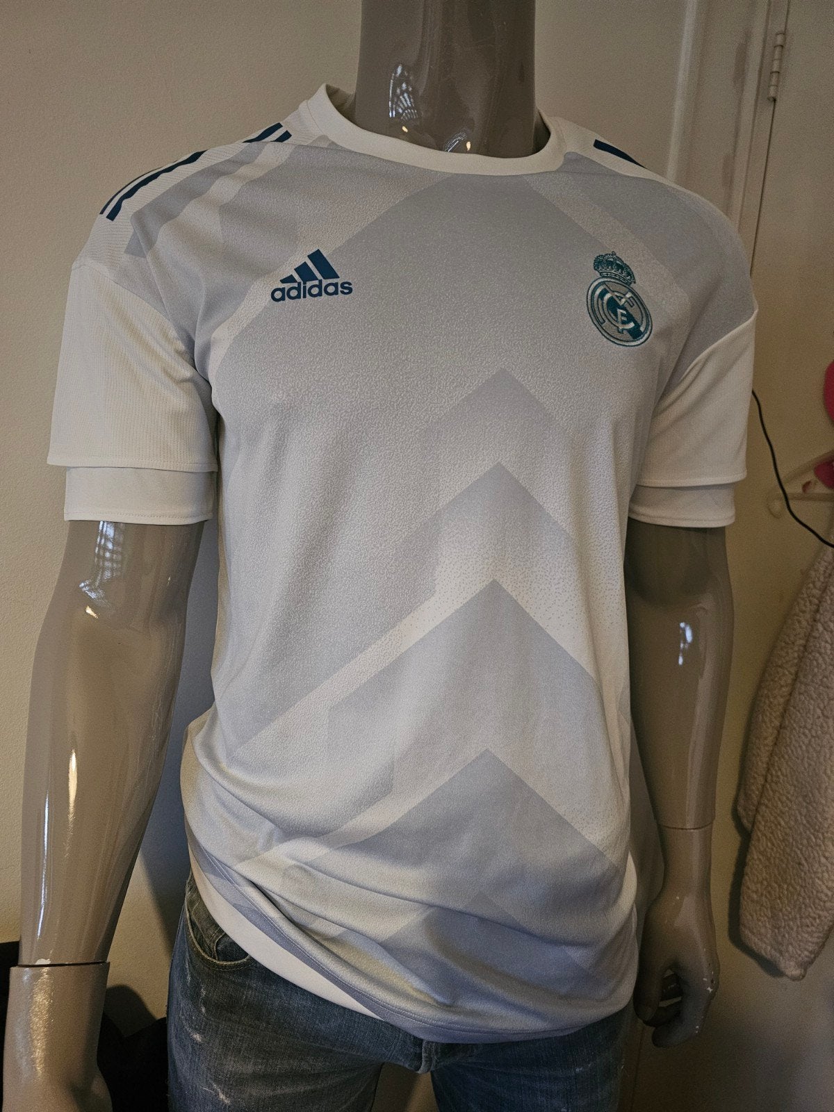 Adidas Real Madrid Thuisshirt Maat M, Maat 48/50 (M), Wit, Nieuw, Ophalen of Verzenden