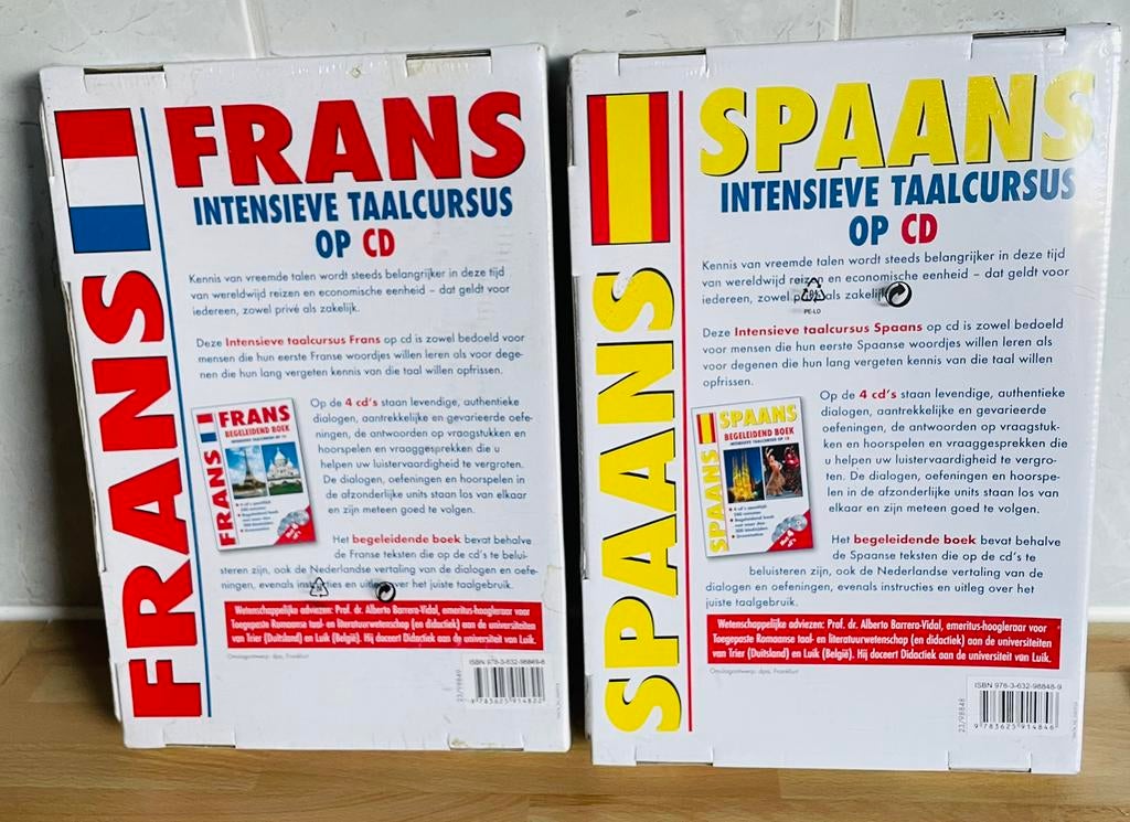 Taalcursus: Frans en Spaans. Op CD, Boeken, Ophalen of Verzenden, Nieuw