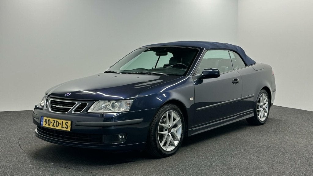 Saab 9-3 2.0 T Cabrio 2004 Blauw, Auto's, Saab, Particulier, Saab 9-3, ABS, Boordcomputer, Centrale vergrendeling, Electronic Stability Program (ESP)