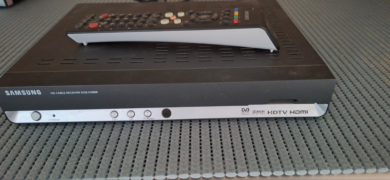 Samsung DCB-H380R HD Kabelontvanger met Afstandsbediening, Audio, Tv en Foto, Decoders en Harddiskrecorders, Ophalen of Verzenden