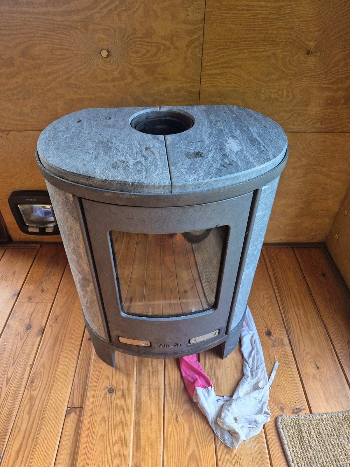 Altech Ecosy basis speksteen houtkachel, Huis en Inrichting, Kachels, Ophalen, Gebruikt, Hout, Houtkachel