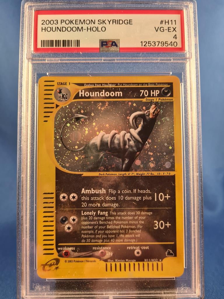 Houndoom H11/144 - Skyridge (PSA 4), Verzenden, Gebruikt