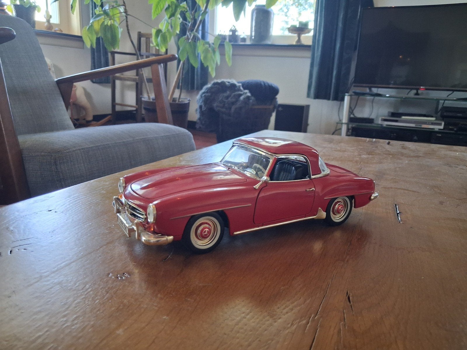 Mercedes-Benz 190SL 1:18, Ophalen of Verzenden, Zo goed als nieuw, Overige typen
