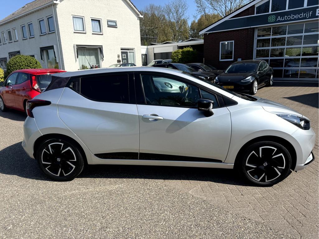 Nissan Micra 1.0 IG-T N-Design 46853km, Navi, App-Connecct, Auto's, Voorwielaandrijving, Origineel Nederlands, 92 pk, Zilver of Grijs