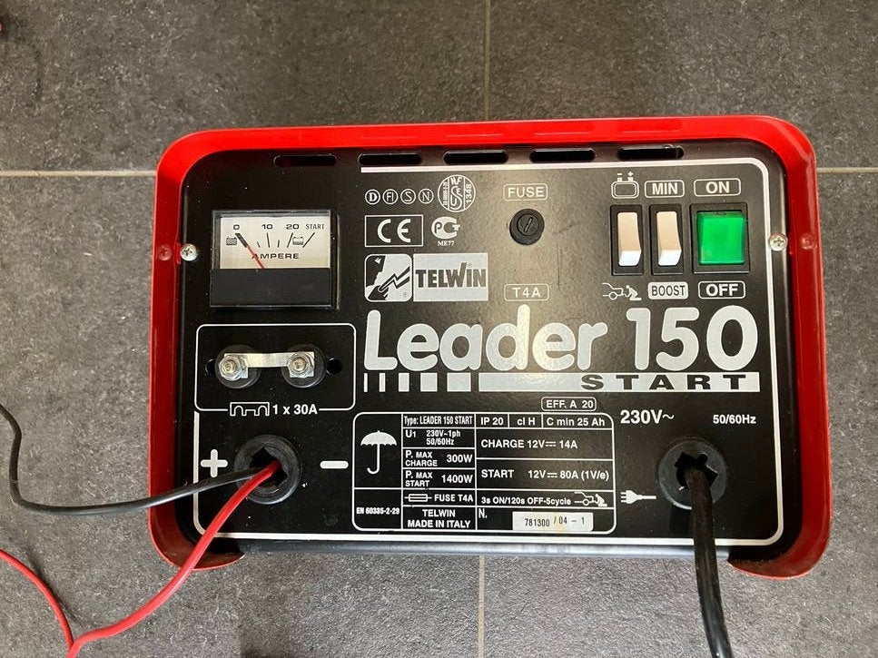 Telwin Leader 150 Start Acculader met Startbooster, Ophalen, Gebruikt, Universele onderdelen