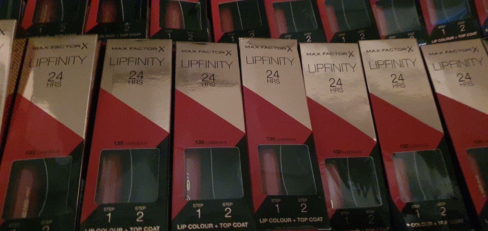 10 stuks Maxfactor lipfinity zonder topcoat nr 130, Verzenden, Nieuw, Overige kleuren, Handen en Nagels