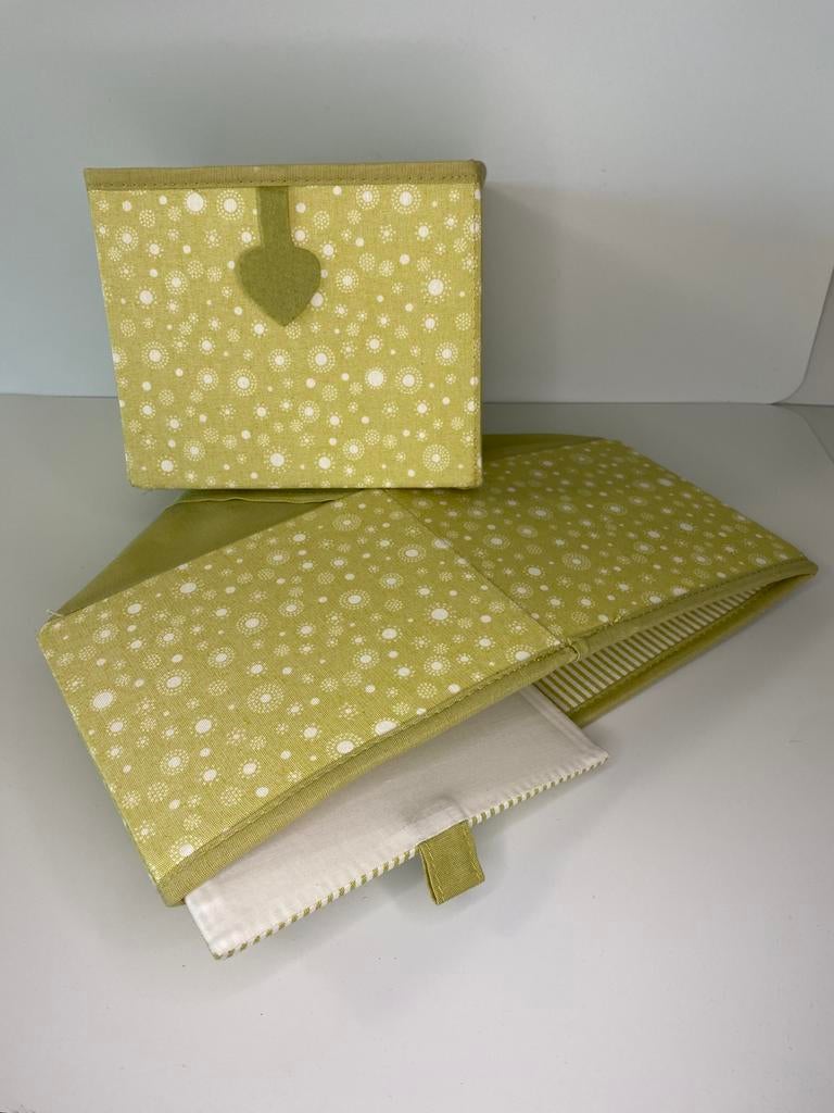 2 opvouwbare Ikea opbergdoosjes/laadjes., Huis en Inrichting, Woonaccessoires | Schalen en Manden, Overige materialen, Mand, Vierkant