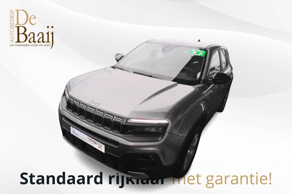 Jeep Avenger Altitude 54 kWh | Wordt verwacht | Adaptive cru, Stof, Gebruikt, Zwart, Met garantie (alle)