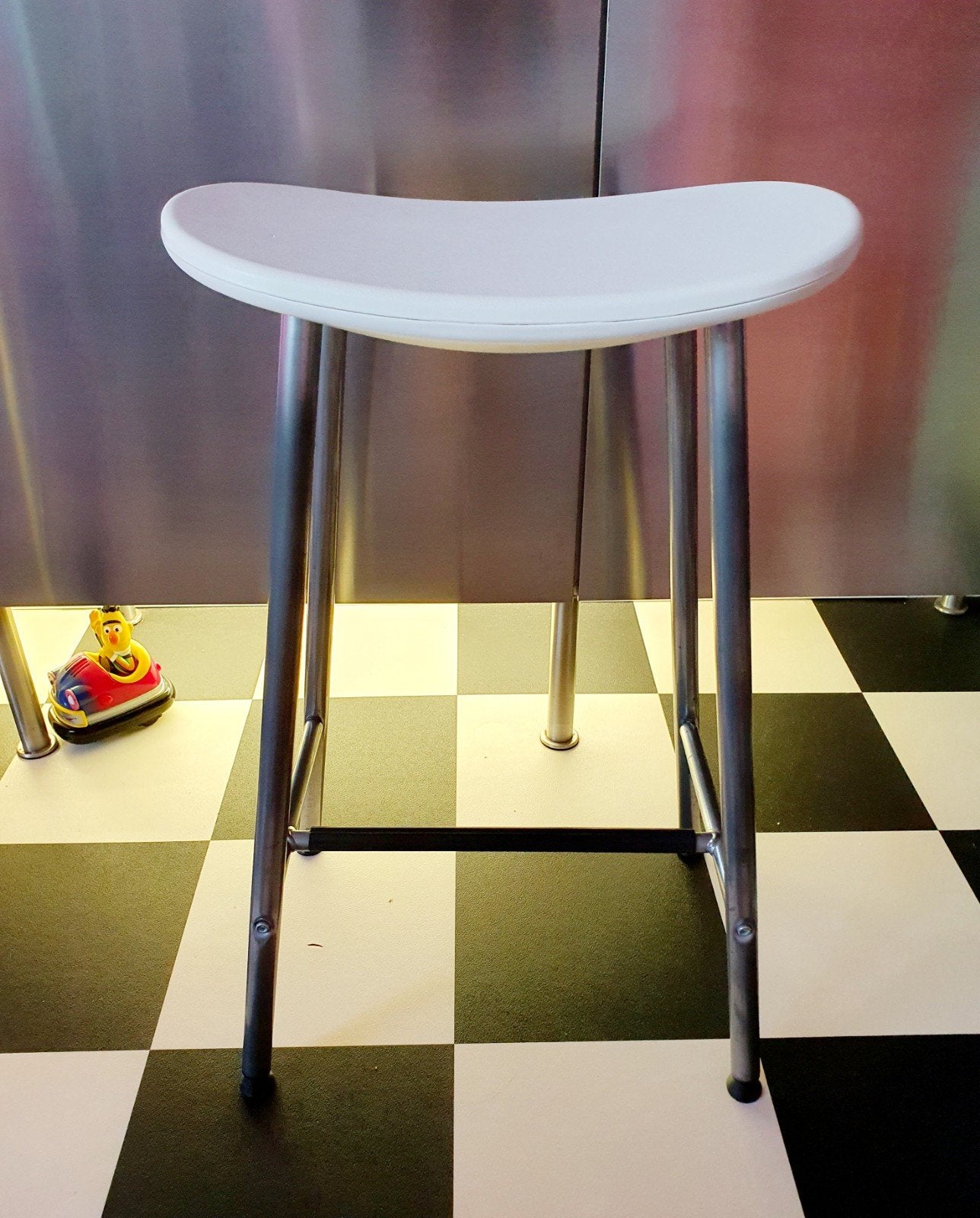 Vintage IKEA Sune kruk
space age design Chris Martin, Ophalen, Zo goed als nieuw, Kunststof