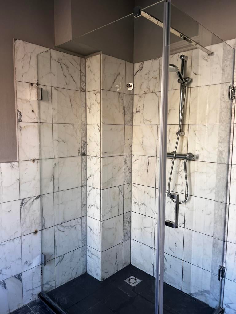 Douchescherm 119 cm, Ophalen of Verzenden, Zo goed als nieuw