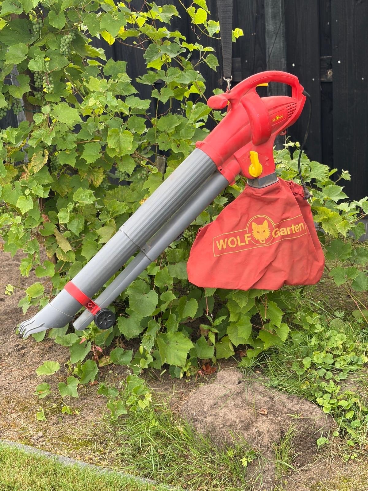 Wolf-Garten bladblazer / bladzuiger met opvangzak, Tuin en Terras, Gebruikt, Handgedragen, Ophalen of Verzenden, Met opvangzak
