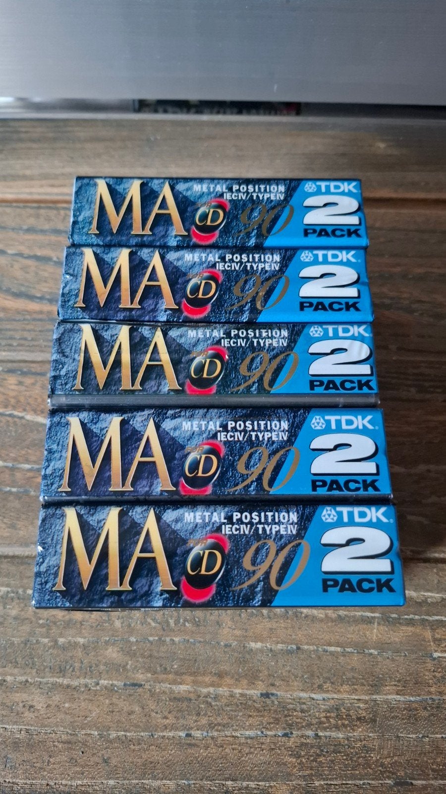 TDK MA-90 Nieuw in seal 10 stuks, 2 t/m 25 bandjes, Overige genres, Ophalen of Verzenden, Nieuw in verpakking