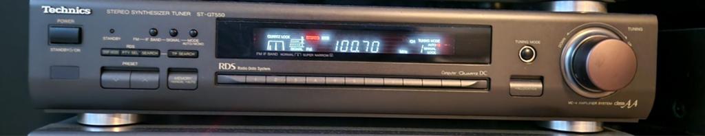 Technics tuner st-gt550, Ophalen