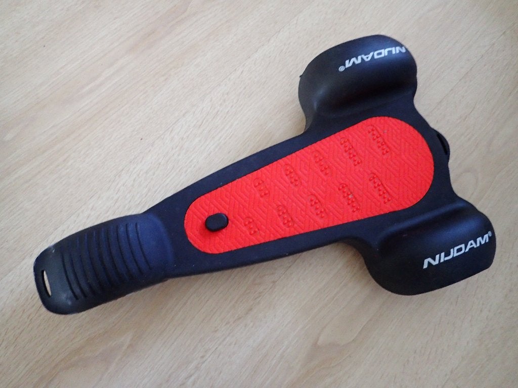 Nijdam Tri-Skate rood met zwart, Ophalen, Zo goed als nieuw, Skateboard