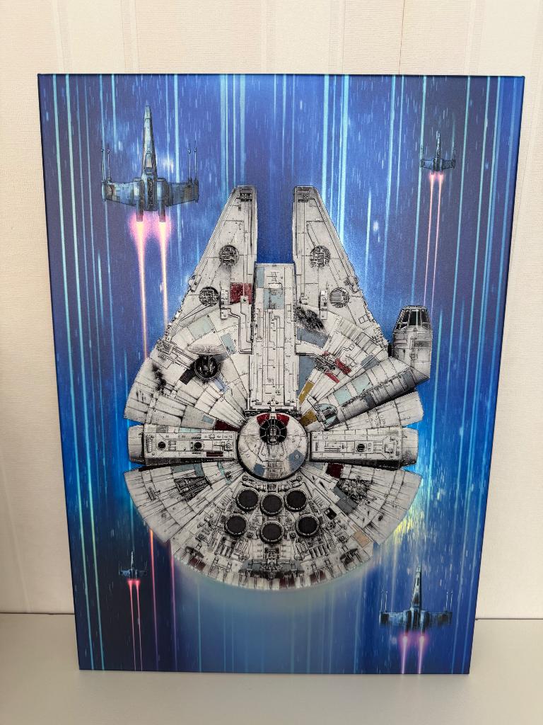 Star Wars Millenium Falcon Limited Edition metal poster, Rechthoekig Staand, Nieuw, Ophalen of Verzenden, A1 t/m A3
