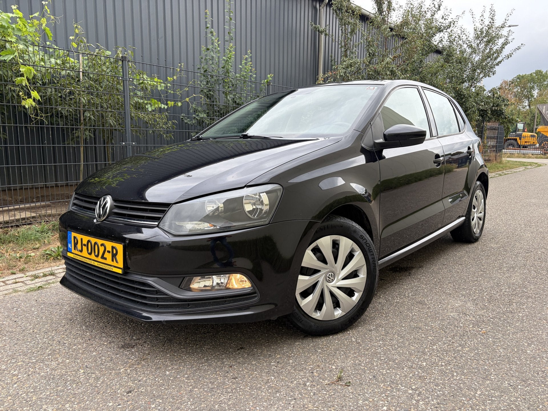 Volkswagen Polo 1.0 Easyline / AIRCO / 5-DEURS (bj 2016), Euro 6, 60 pk, Zwart, Bedrijf