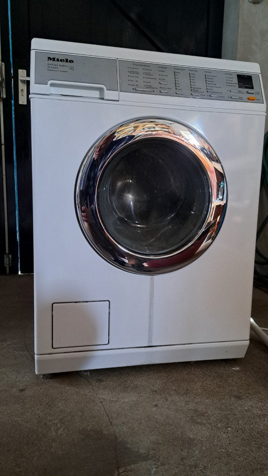 Wasmachine Miele, voorlader, Witgoed en Apparatuur, Ophalen, Gebruikt, Voorlader, 85 tot 90 cm