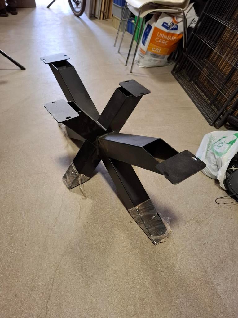 Spinpoot staal  * NIEUW*, Huis en Inrichting, Tafelonderdelen, Ophalen, Tafelpoot, 50 tot 100 cm, Nieuw