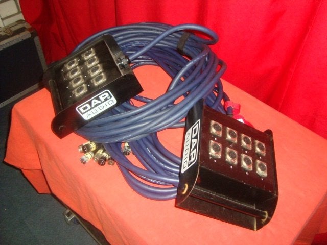 Gebruikt: Dap multi / stage kabel 8 XLR in, 15 meter lang., Mteurope@outlook.com, DAP, MTE, Gebruikt