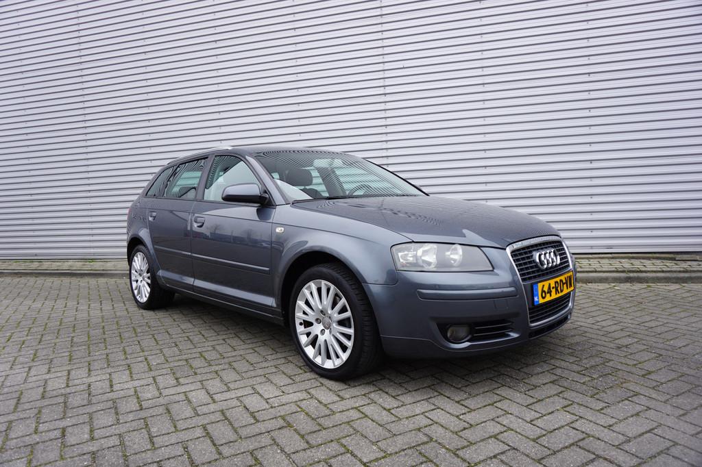 Audi A3 Sportback 2.0 FSI Ambition Climate / Cruise / Elektr, Voorwielaandrijving, Traction-control, Stof, Gebruikt