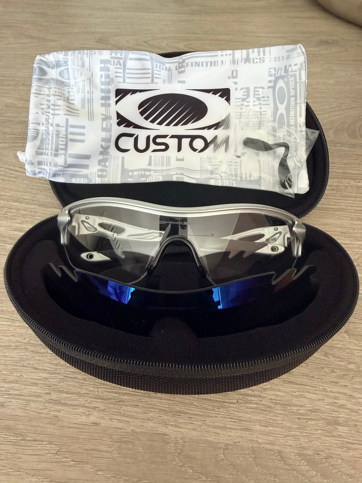 Oakley Radarlock Path bril verwisselbare lenzen, Ophalen of Verzenden, Zo goed als nieuw