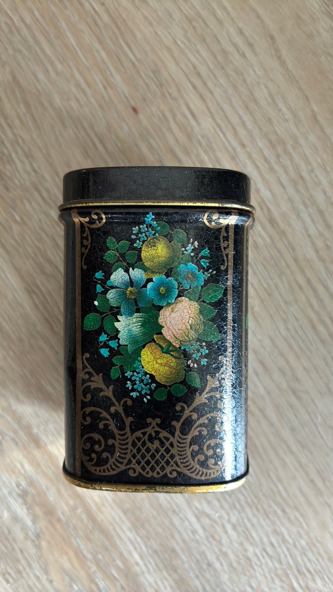 Vintage blik Echte Zwolse Balletjes, Verzamelen, Blikken, Ophalen of Verzenden, Gebruikt, Overige