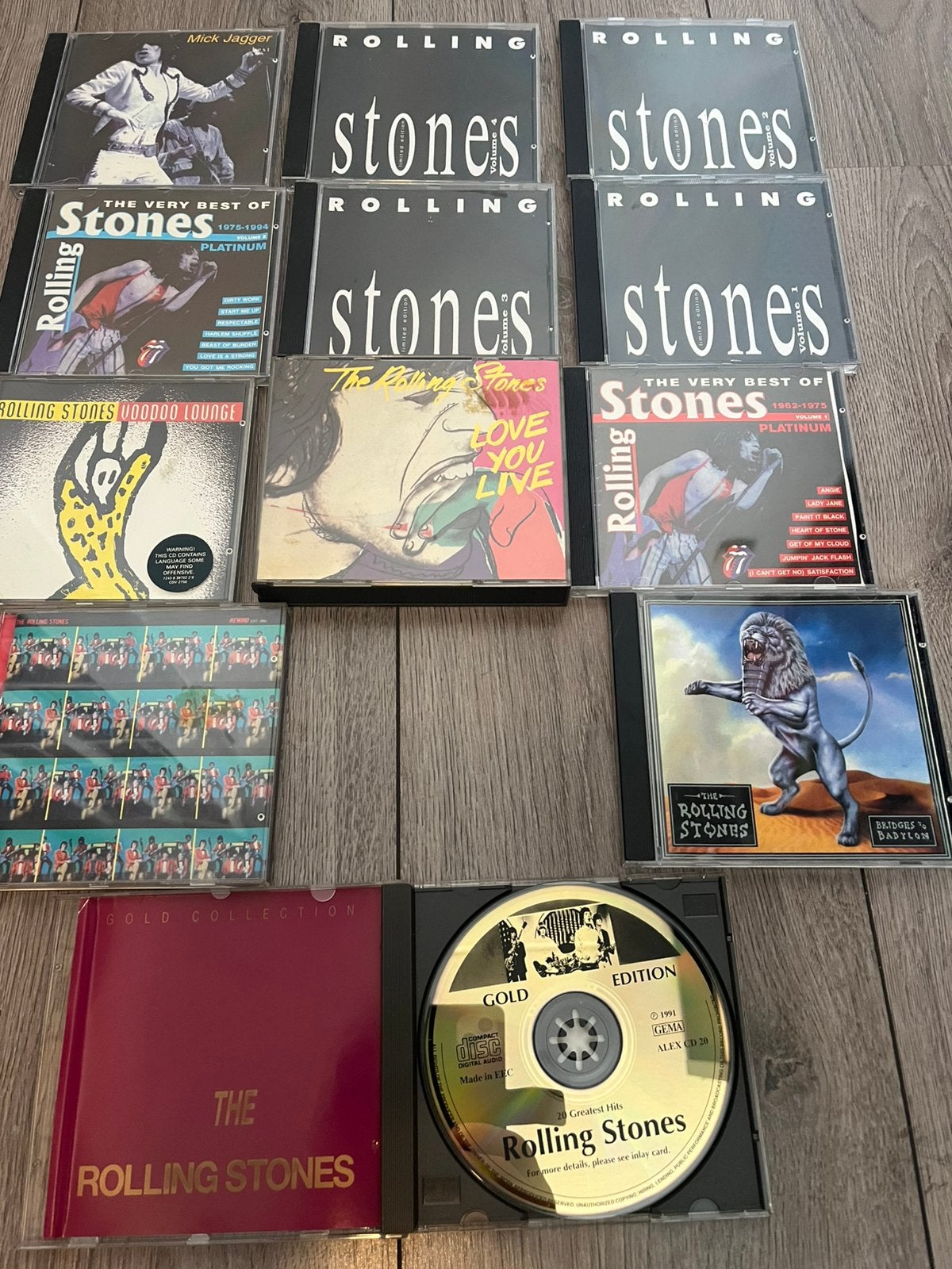 Rolling Stones-cd verzameling, Verzenden, Zo goed als nieuw