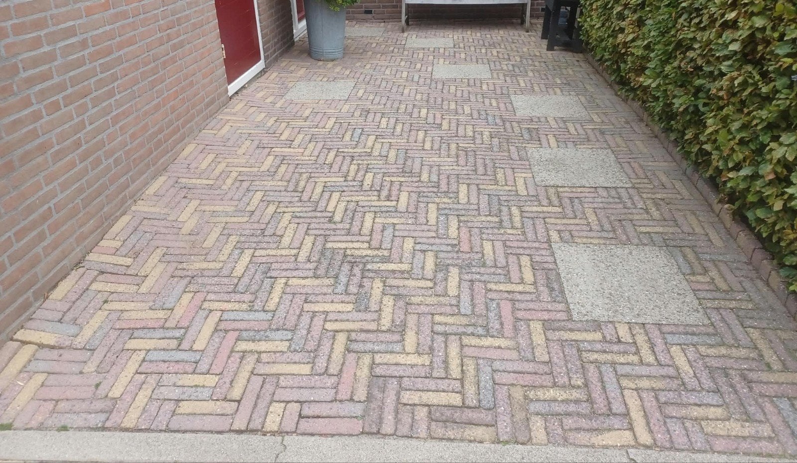 klinkers gratis op te halen 15m2, Ophalen of Verzenden, Gebruikt, Beton, Klinkers