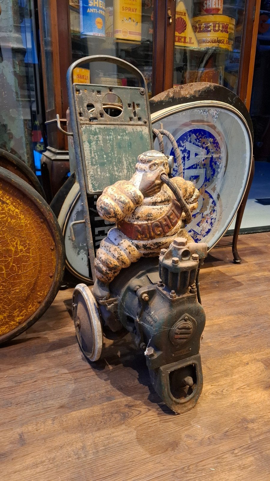 Michelin compressor, Ophalen