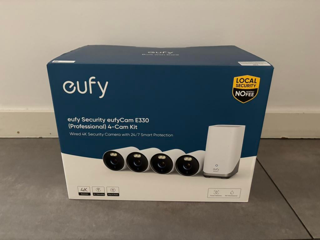 4K Eufy E330 Beveiligingscamera's (Nieuw in doos), Audio, Tv en Foto, Videobewaking, Ophalen of Verzenden, Nieuw, Buitencamera