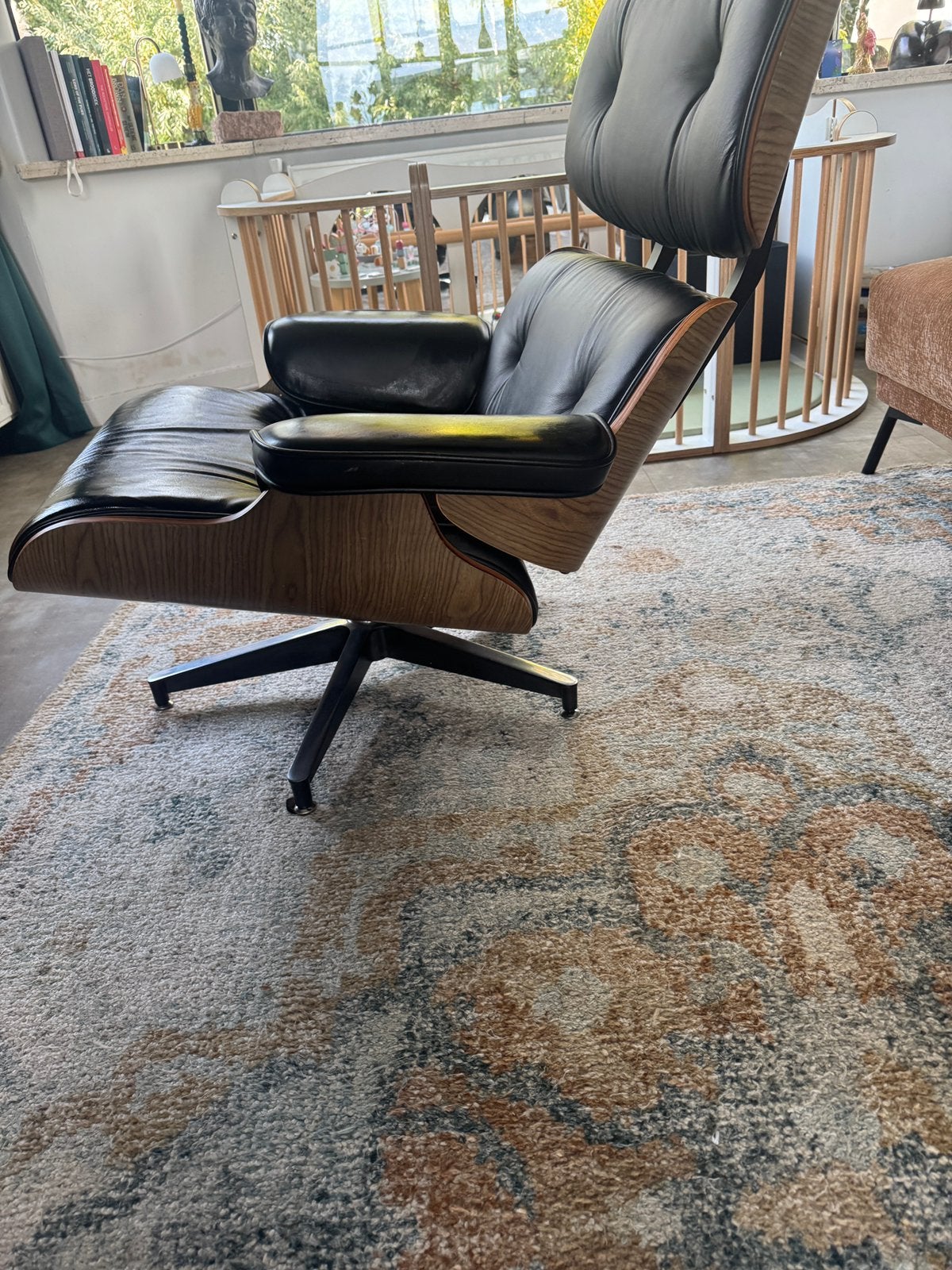 Luxe design loungestoel, Ophalen, Gebruikt